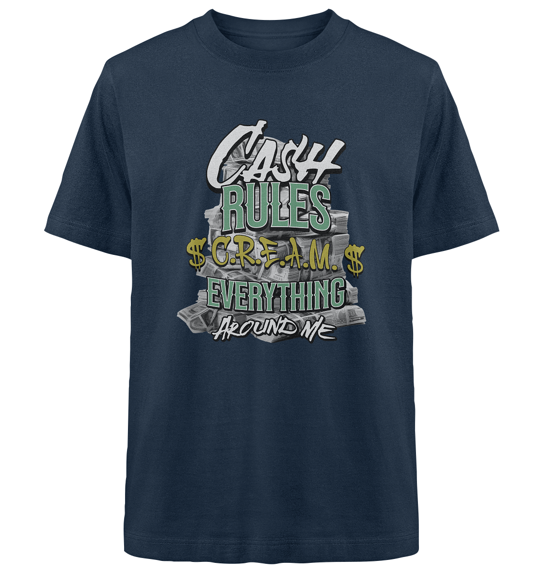Trashball "C.R.E.A.M." - Heavy Oversized Organic Shirt