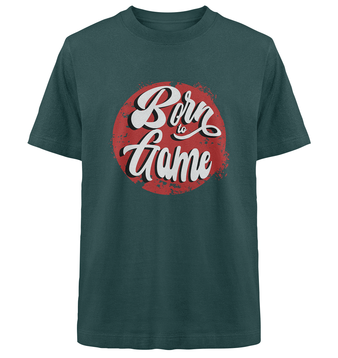Trashball "Born to Game" - Heavy Oversized Organic Shirt