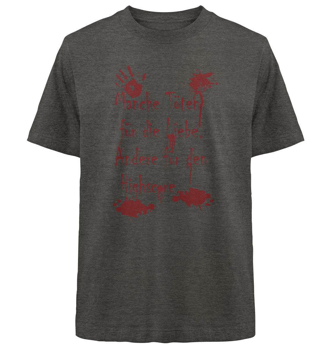 Trashball "Liebe vs. Highscore" - Heavy Oversized Organic Shirt