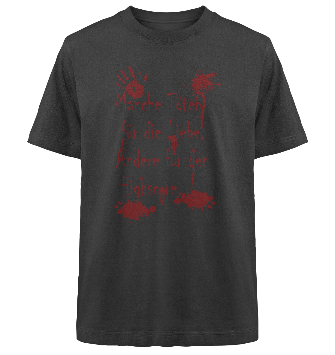 Trashball "Liebe vs. Highscore" - Heavy Oversized Organic Shirt