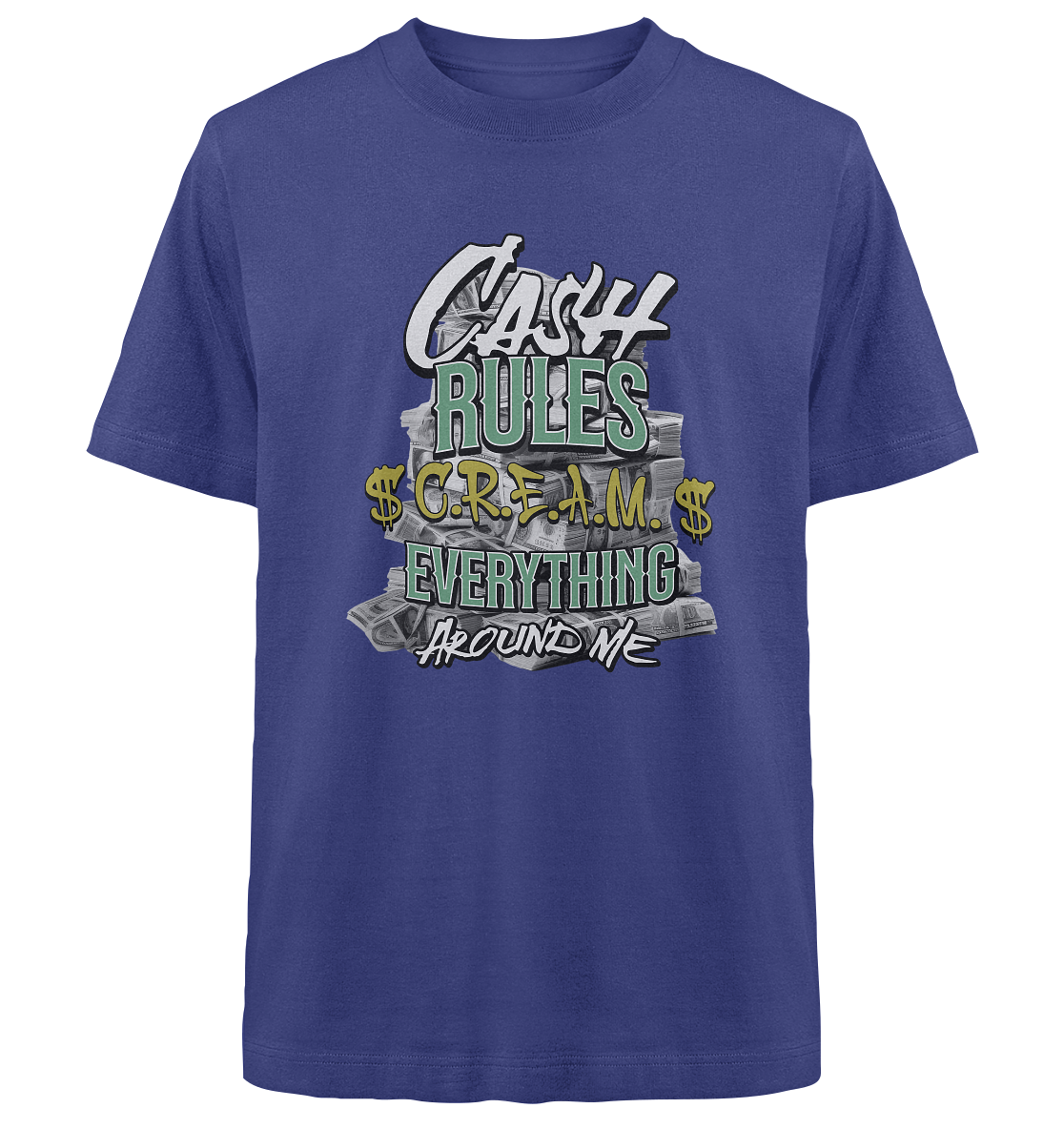 Trashball "C.R.E.A.M." - Heavy Oversized Organic Shirt