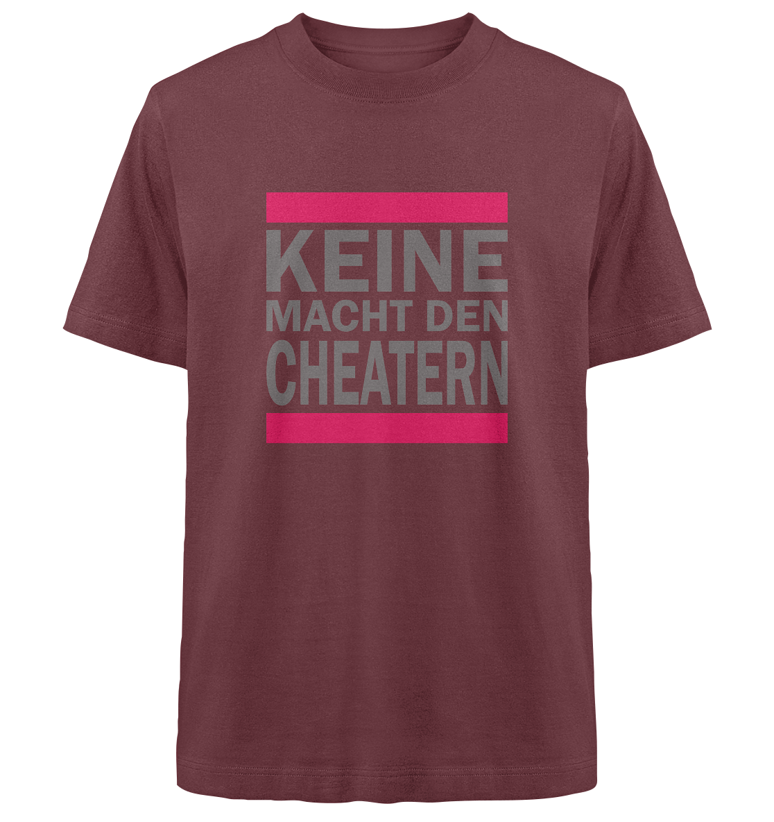 Trashball "Keine Macht den Cheatern" - Heavy Oversized Organic Shirt