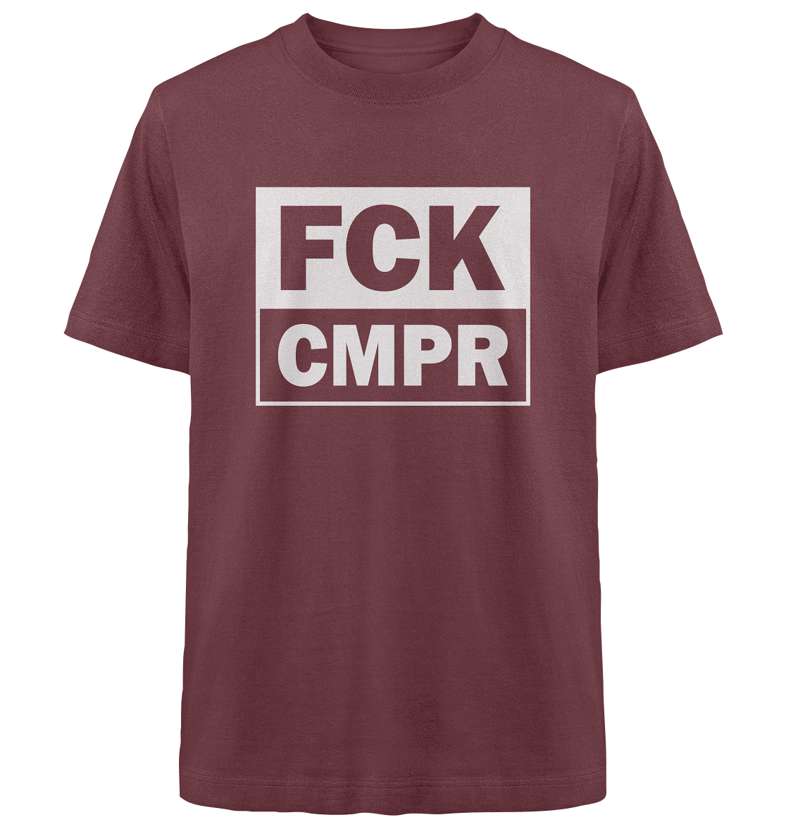 Trashball "FCKCMPR" - Heavy Oversized Organic Shirt