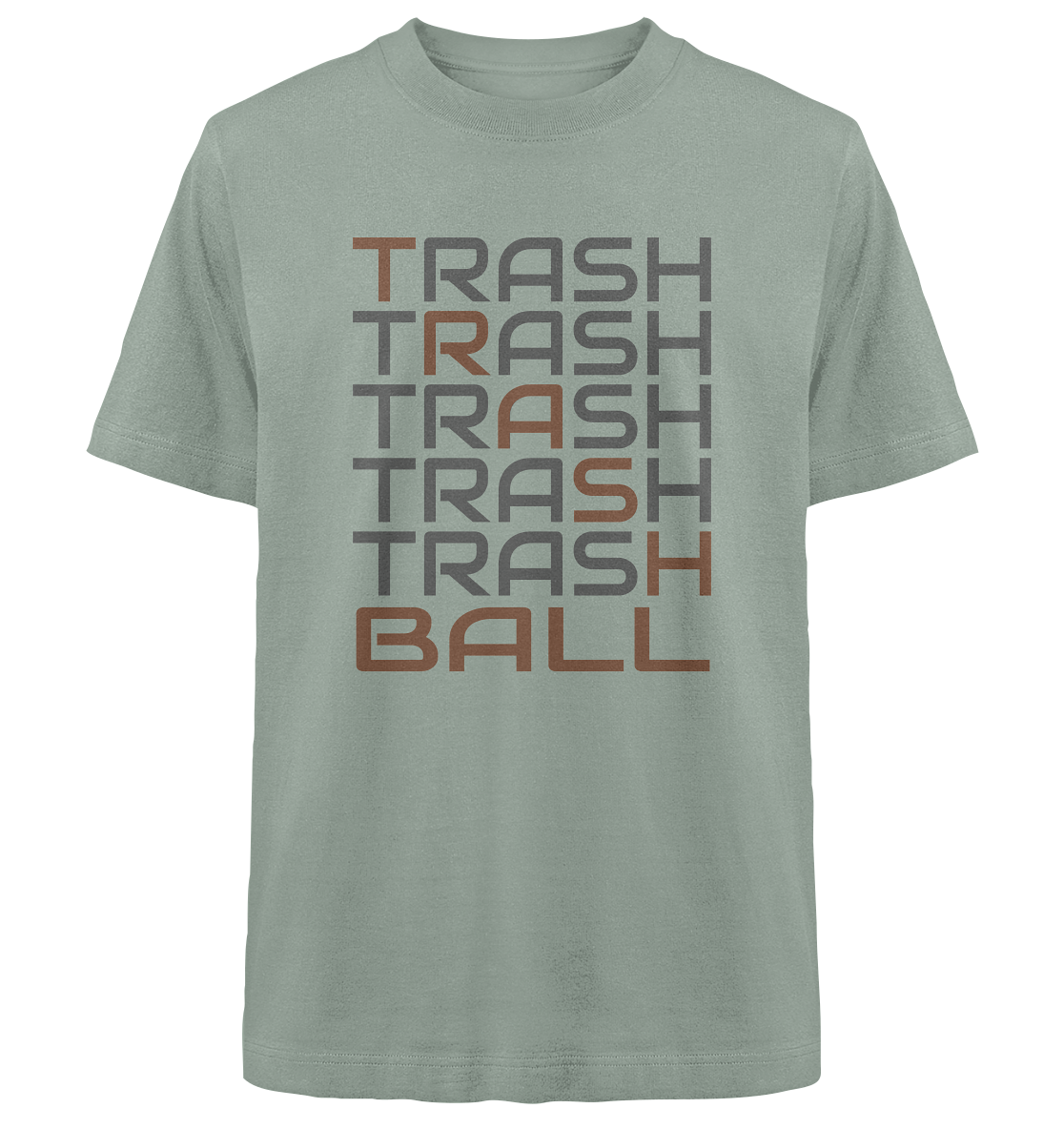 Trashball "Trash" - Heavy Oversized Organic Shirt