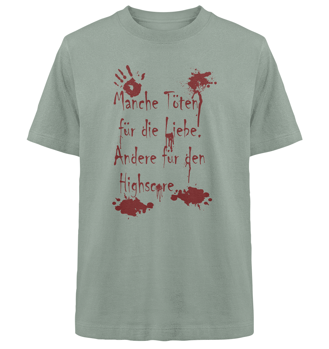 Trashball "Liebe vs. Highscore" - Heavy Oversized Organic Shirt