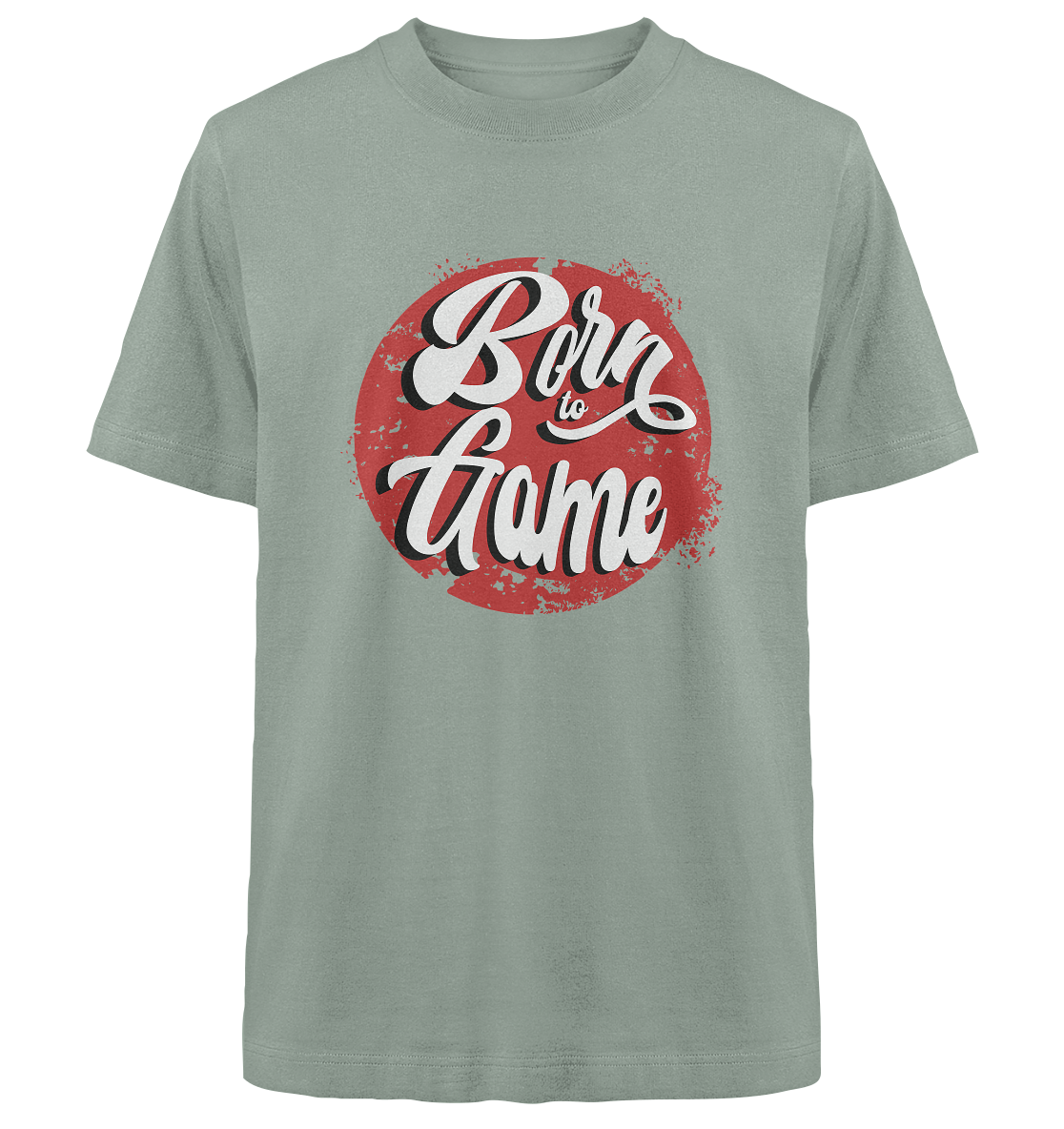 Trashball "Born to Game" - Heavy Oversized Organic Shirt