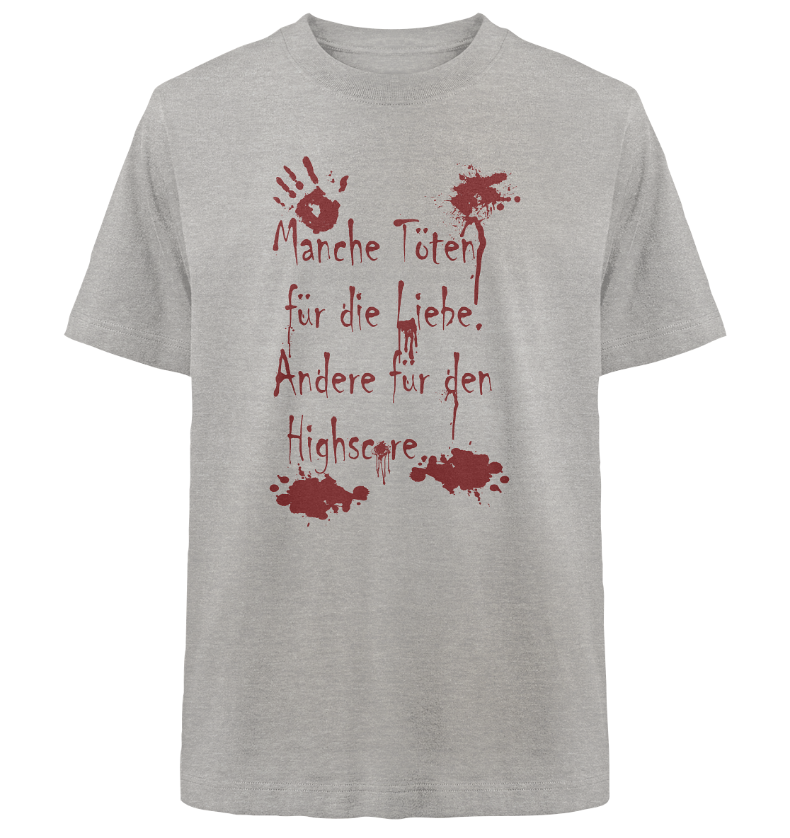 Trashball "Liebe vs. Highscore" - Heavy Oversized Organic Shirt
