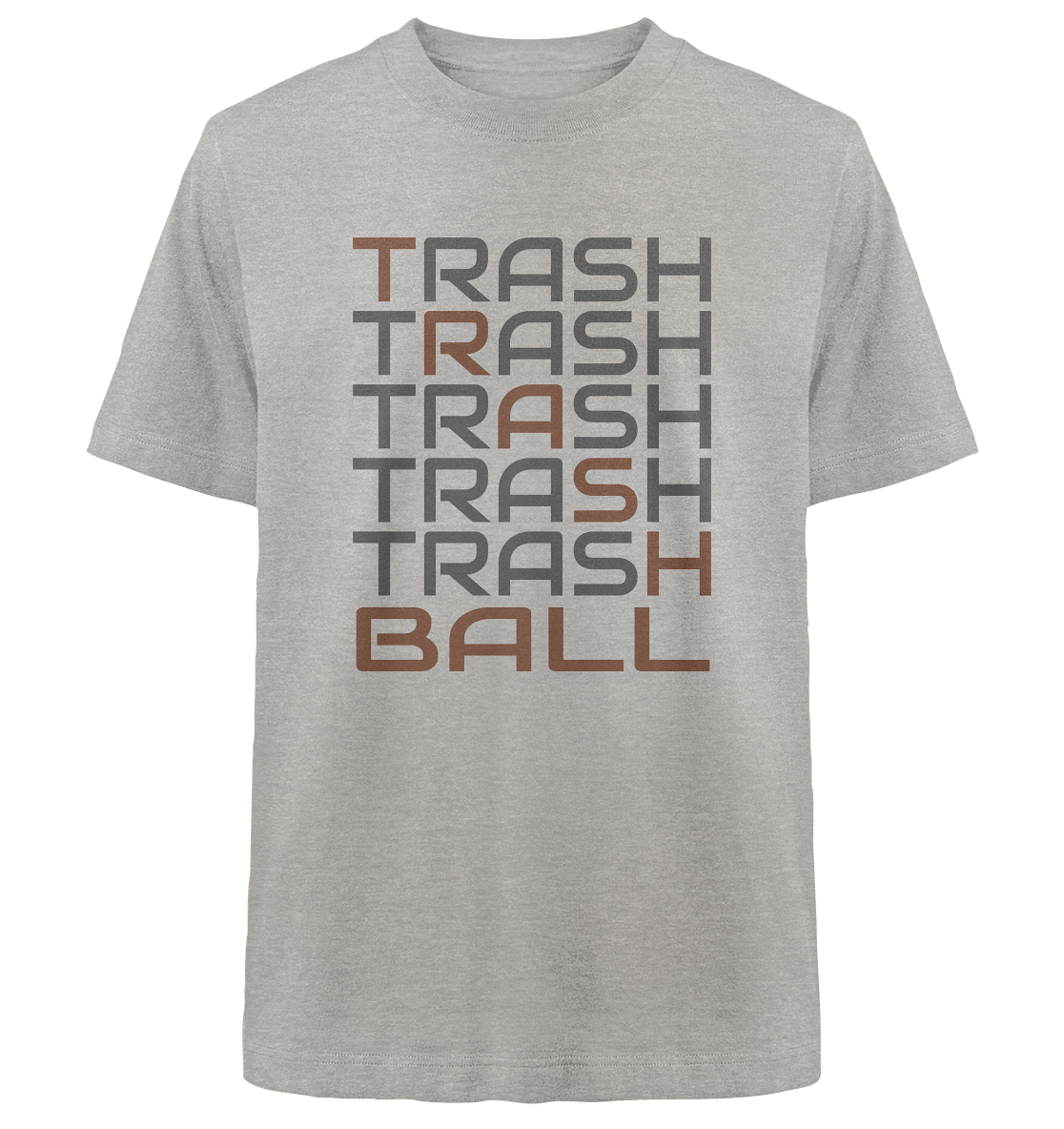 Trashball "Trash" - Heavy Oversized Organic Shirt