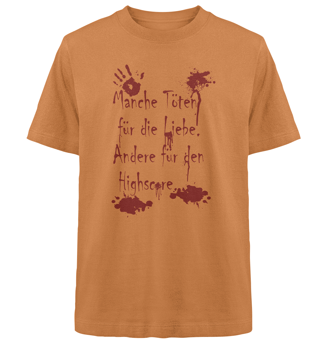 Trashball "Liebe vs. Highscore" - Heavy Oversized Organic Shirt