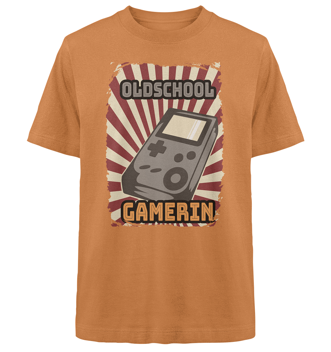Trashball "Oldschool Gamerin" - Heavy Oversized Organic Shirt