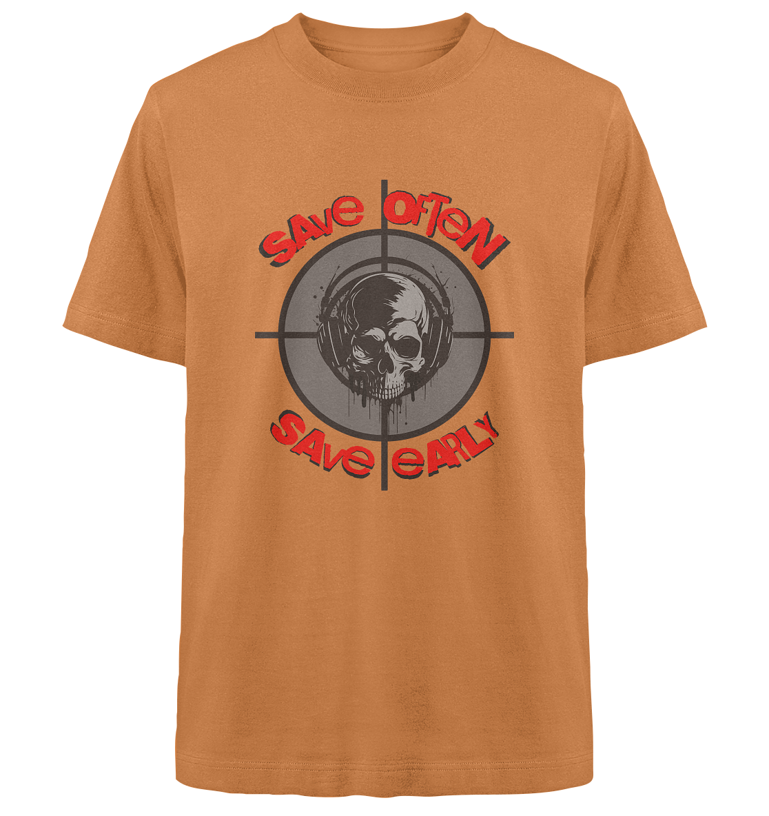 Trashball "Save Often" - Heavy Oversized Organic Shirt