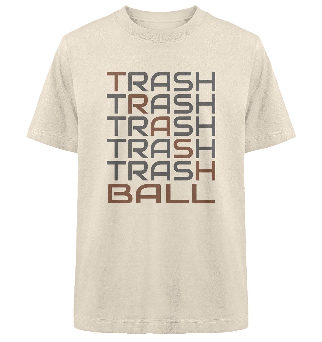 Trashball "Trash" - Heavy Oversized Organic Shirt