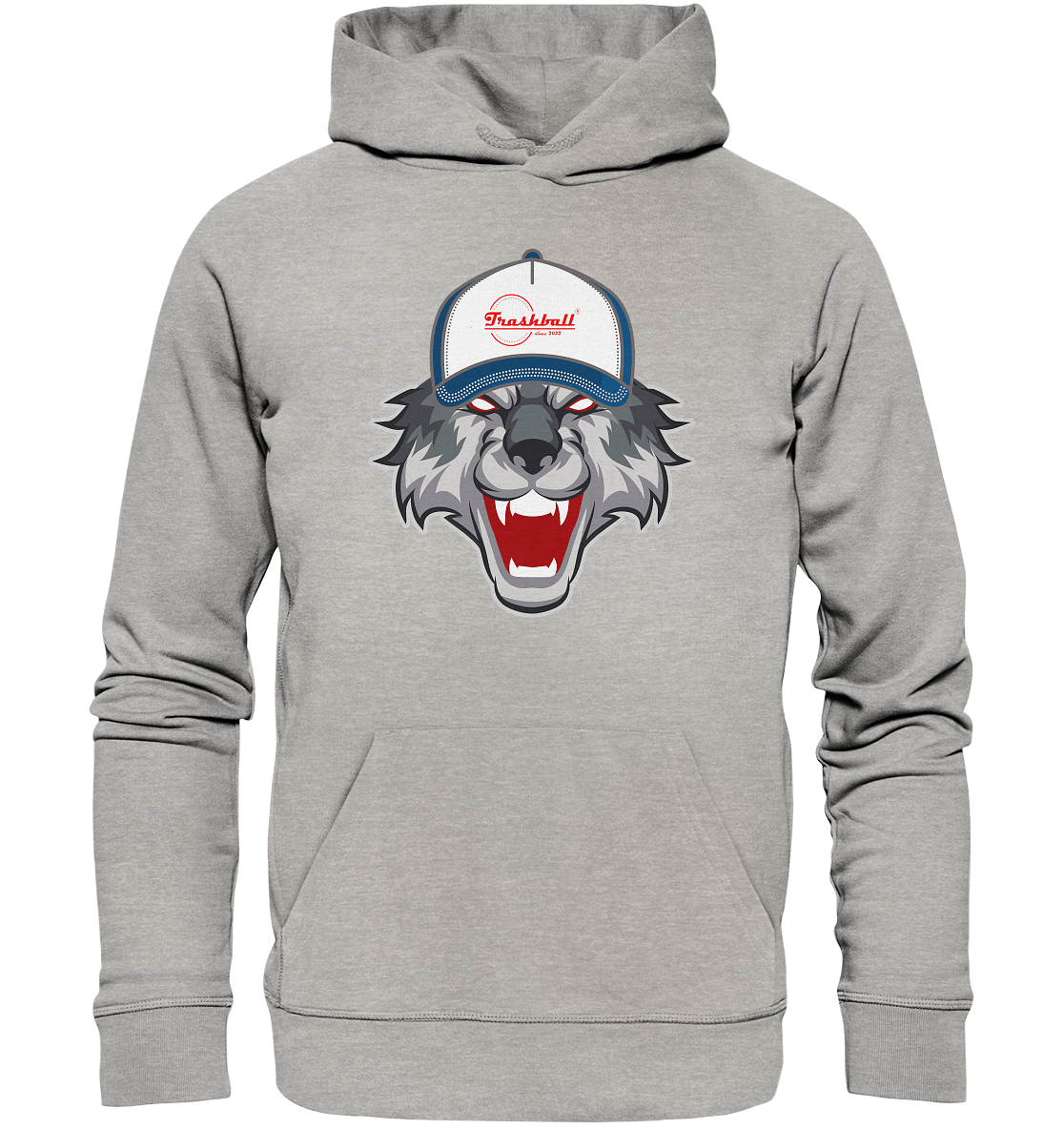 Trashball "Wolf Cap" - Organic Hoodie