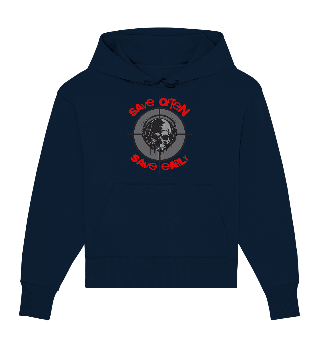 Trashball "Save Often" - Organic Oversize Hoodie