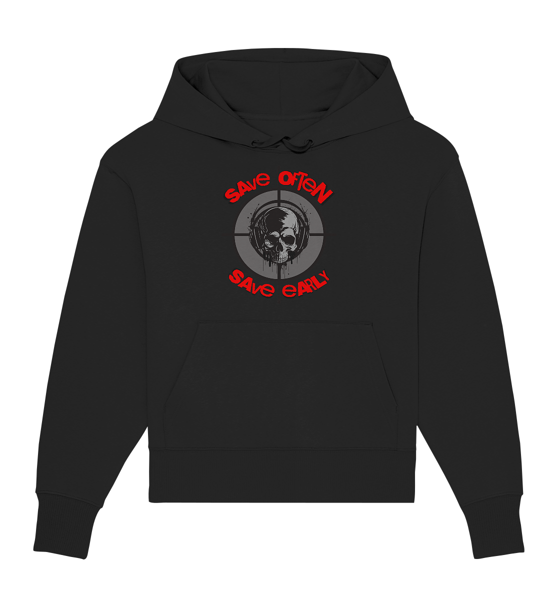 Trashball "Save Often" - Organic Oversize Hoodie