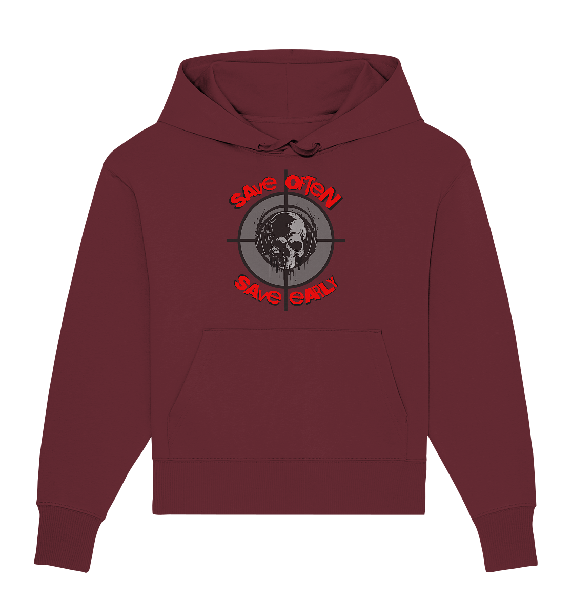 Trashball "Save Often" - Organic Oversize Hoodie