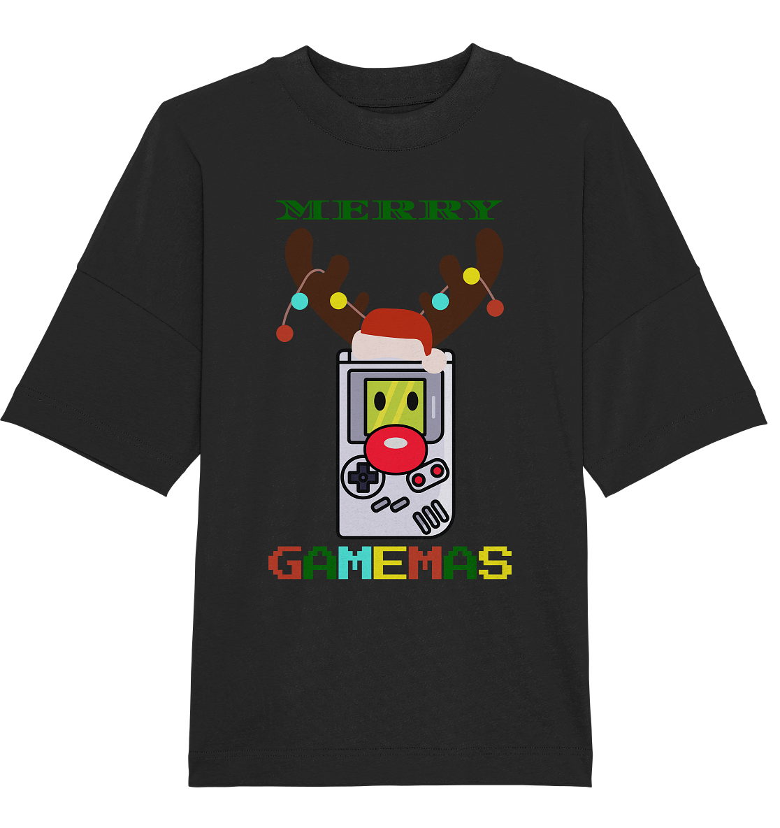 Trashball "Merry Gamemas" - Organic Oversize Shirt
