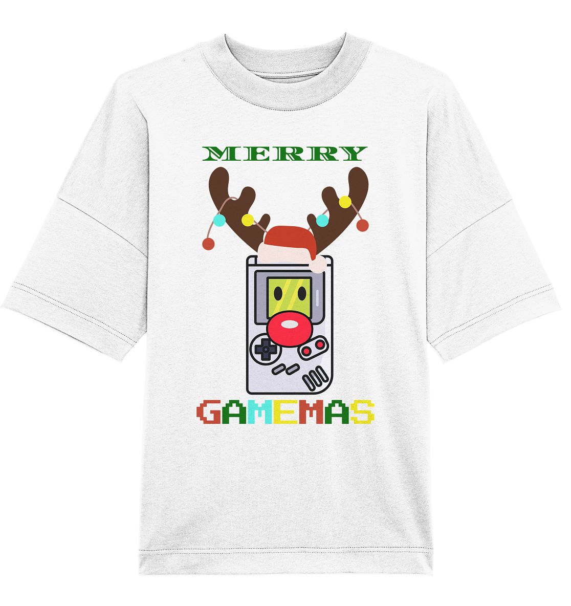 Trashball "Merry Gamemas" - Organic Oversize Shirt