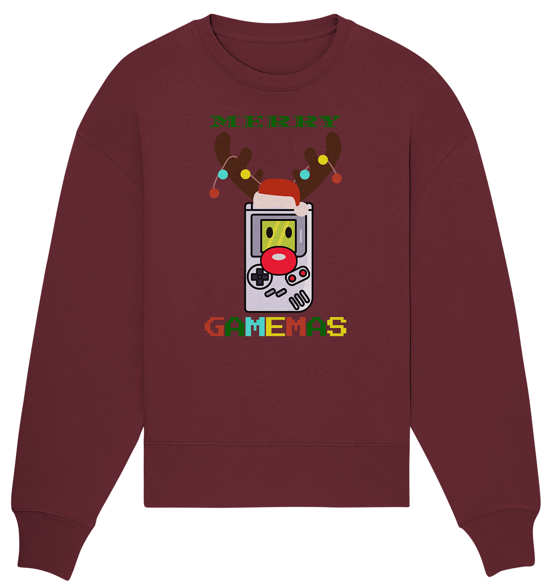 Trashball "Merry Gamemas" - Organic Oversize Sweatshirt