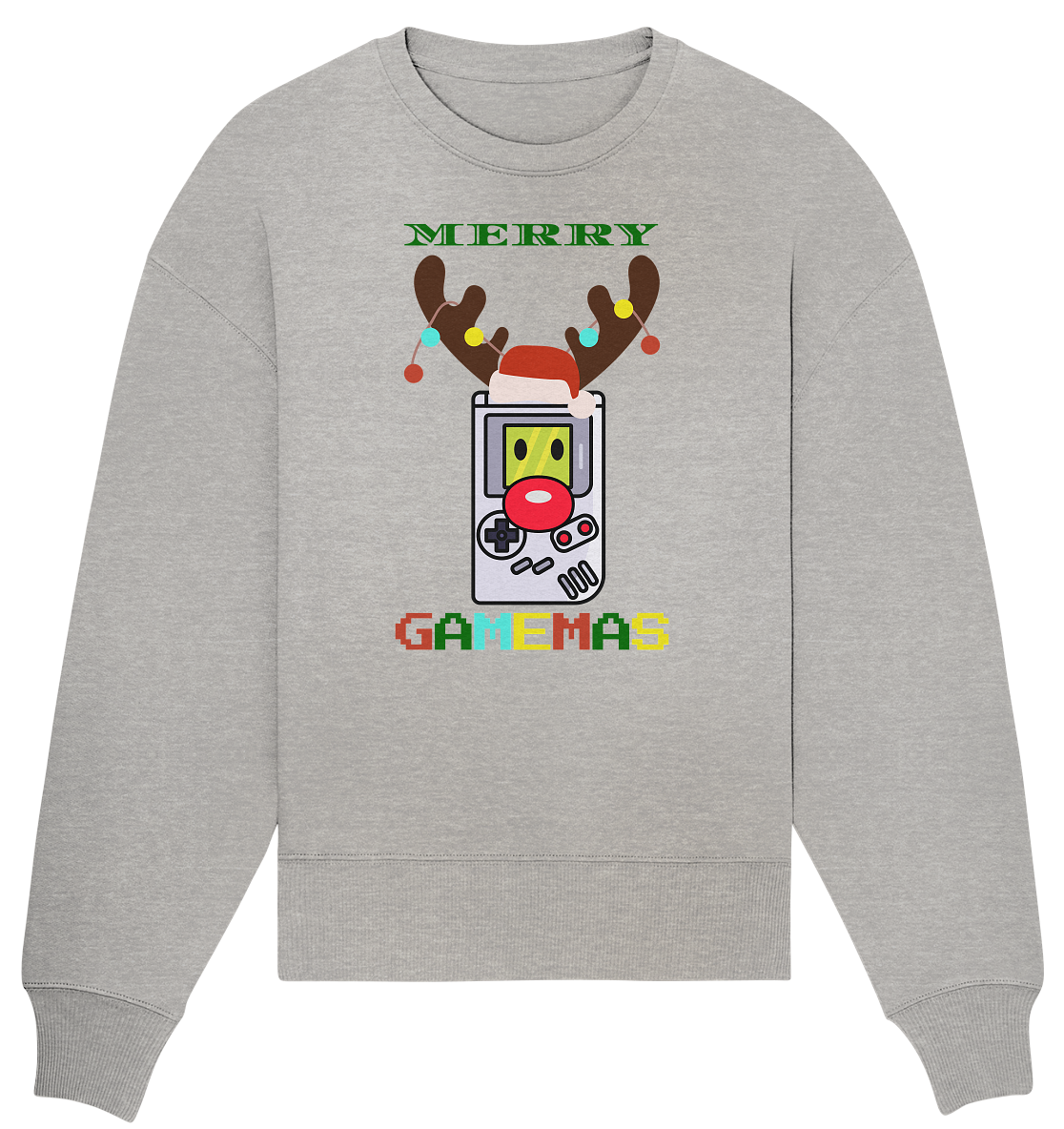 Trashball "Merry Gamemas" - Organic Oversize Sweatshirt
