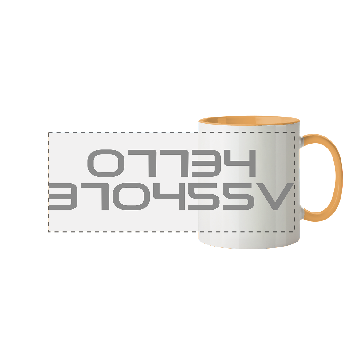 Trashball "07734" - Panorama Tasse zweifarbig