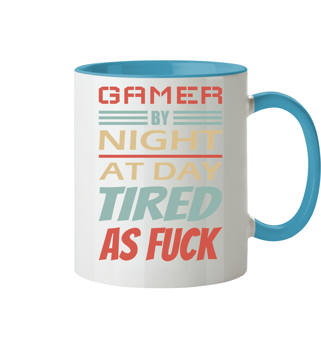 Trashball "Gamer by Night" - Tasse zweifarbig
