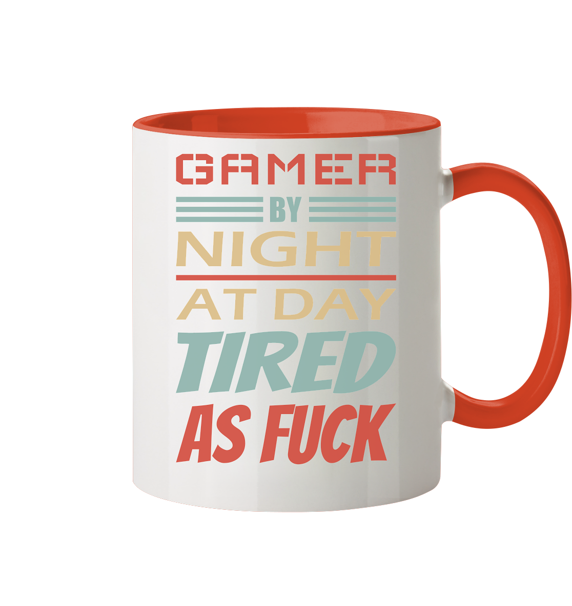 Trashball "Gamer by Night" - Tasse zweifarbig