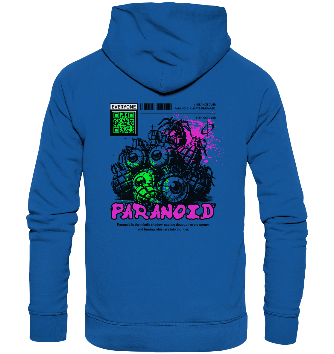 Trashball "Paranoid" - Organic Hoodie