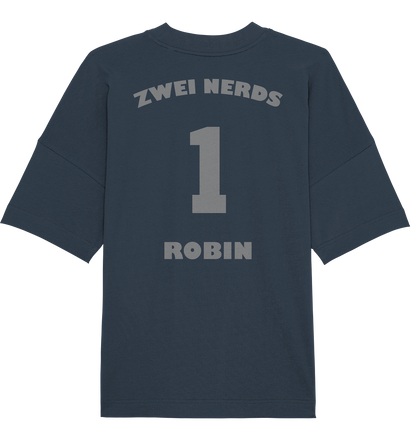 Trashball "Zwei Nerds Logo Robin" - Organic Oversize Shirt