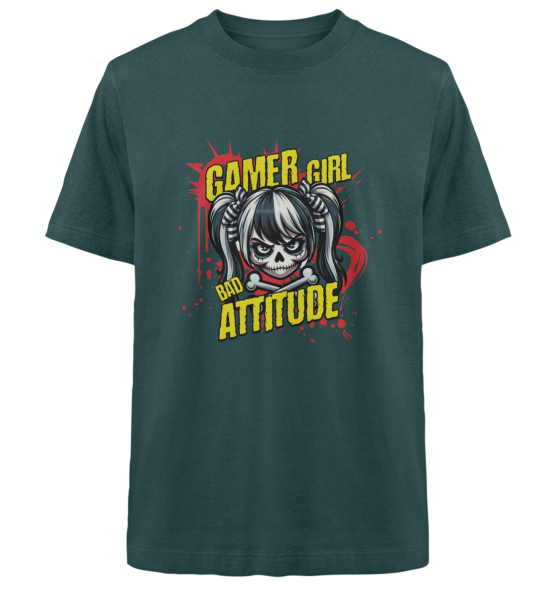 Trashball "Gamer Girl" - Heavy Oversized Organic Shirt
