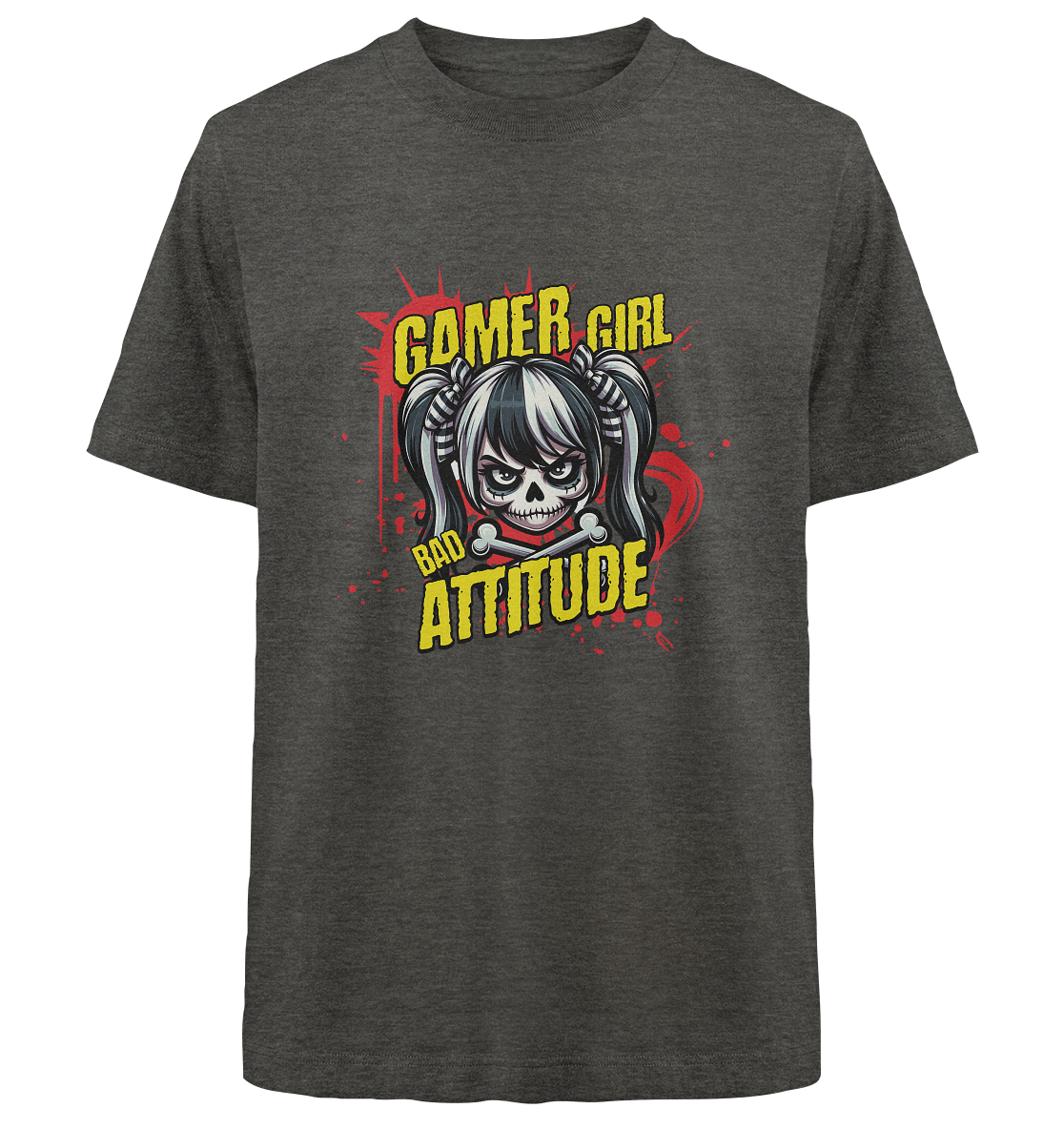 Trashball "Gamer Girl" - Heavy Oversized Organic Shirt