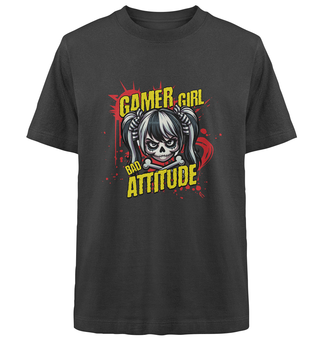Trashball "Gamer Girl" - Heavy Oversized Organic Shirt