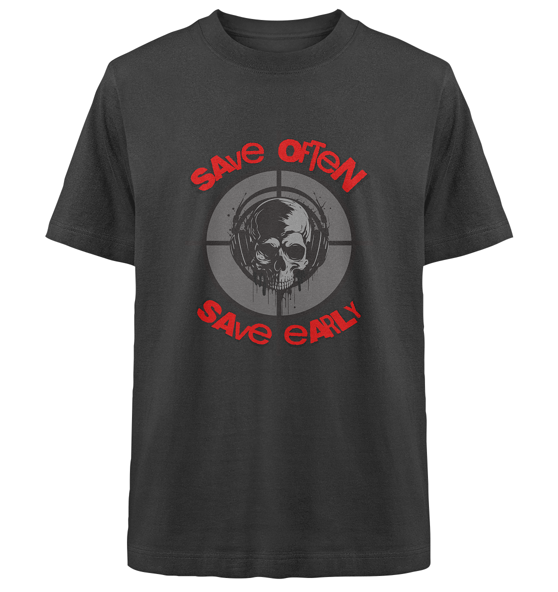 Trashball "Save Often" - Heavy Oversized Organic Shirt