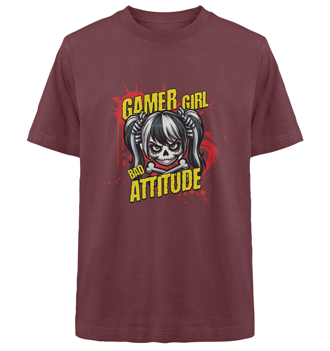 Trashball "Gamer Girl" - Heavy Oversized Organic Shirt