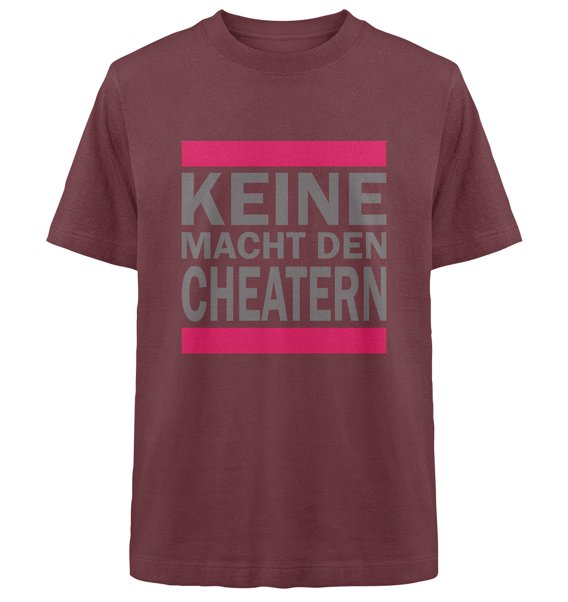 Trashball "Keine Macht den Cheatern" - Heavy Oversized Organic Shirt