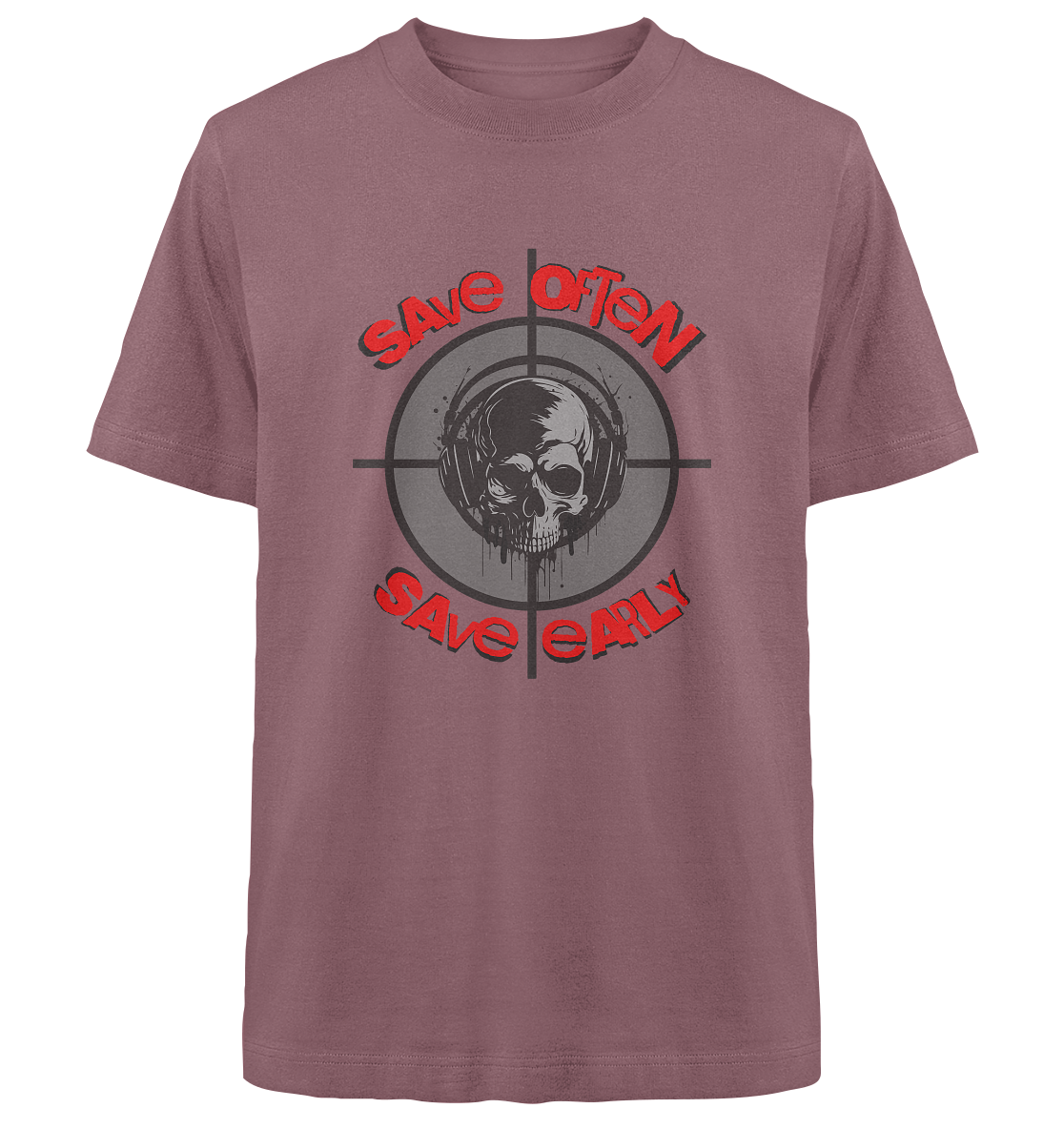 Trashball "Save Often" - Heavy Oversized Organic Shirt