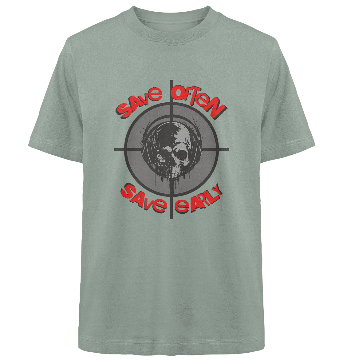 Trashball "Save Often" - Heavy Oversized Organic Shirt