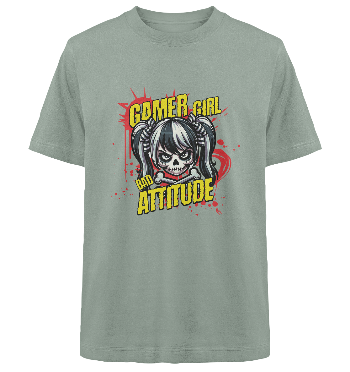 Trashball "Gamer Girl" - Heavy Oversized Organic Shirt