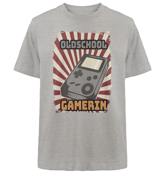 Trashball "Oldschool Gamerin" - Heavy Oversized Organic Shirt