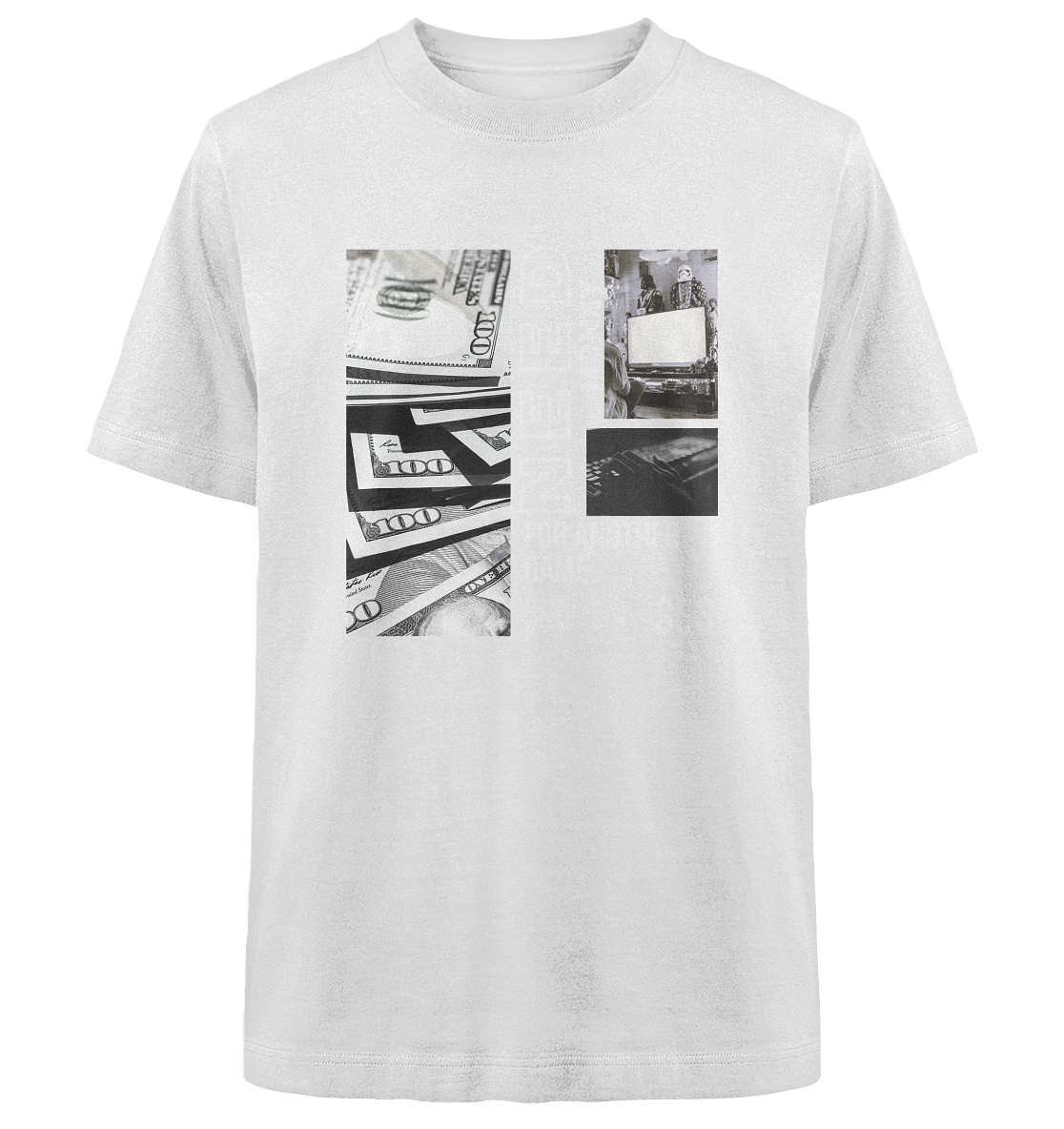 Trashball "Need Money" - Heavy Oversized Organic Shirt