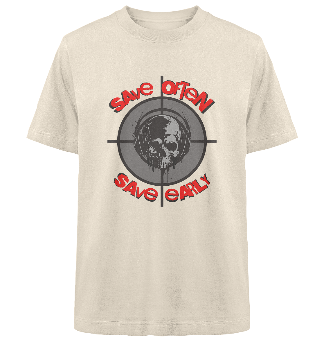 Trashball "Save Often" - Heavy Oversized Organic Shirt
