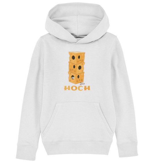 Trashball "3 Käse Hoch" - Kids Organic Hoodie