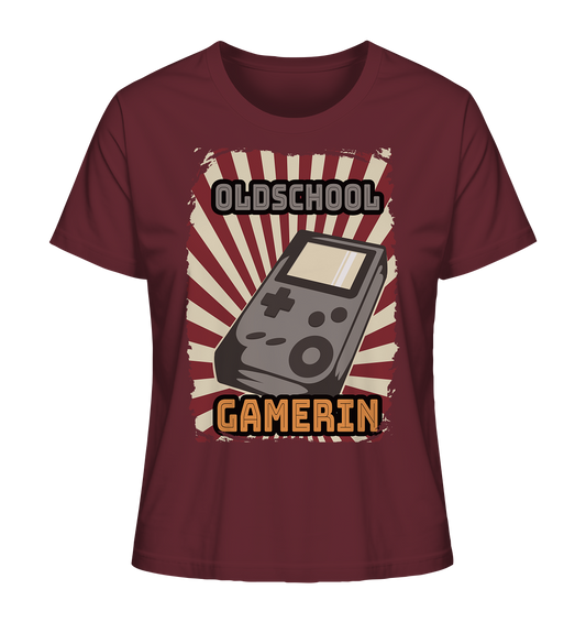Trashball "Oldschool Gamerin" - Ladies Organic Shirt