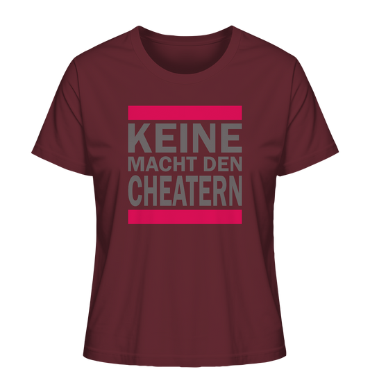 Trashball "Keine Macht den Cheatern" - Ladies Organic Shirt