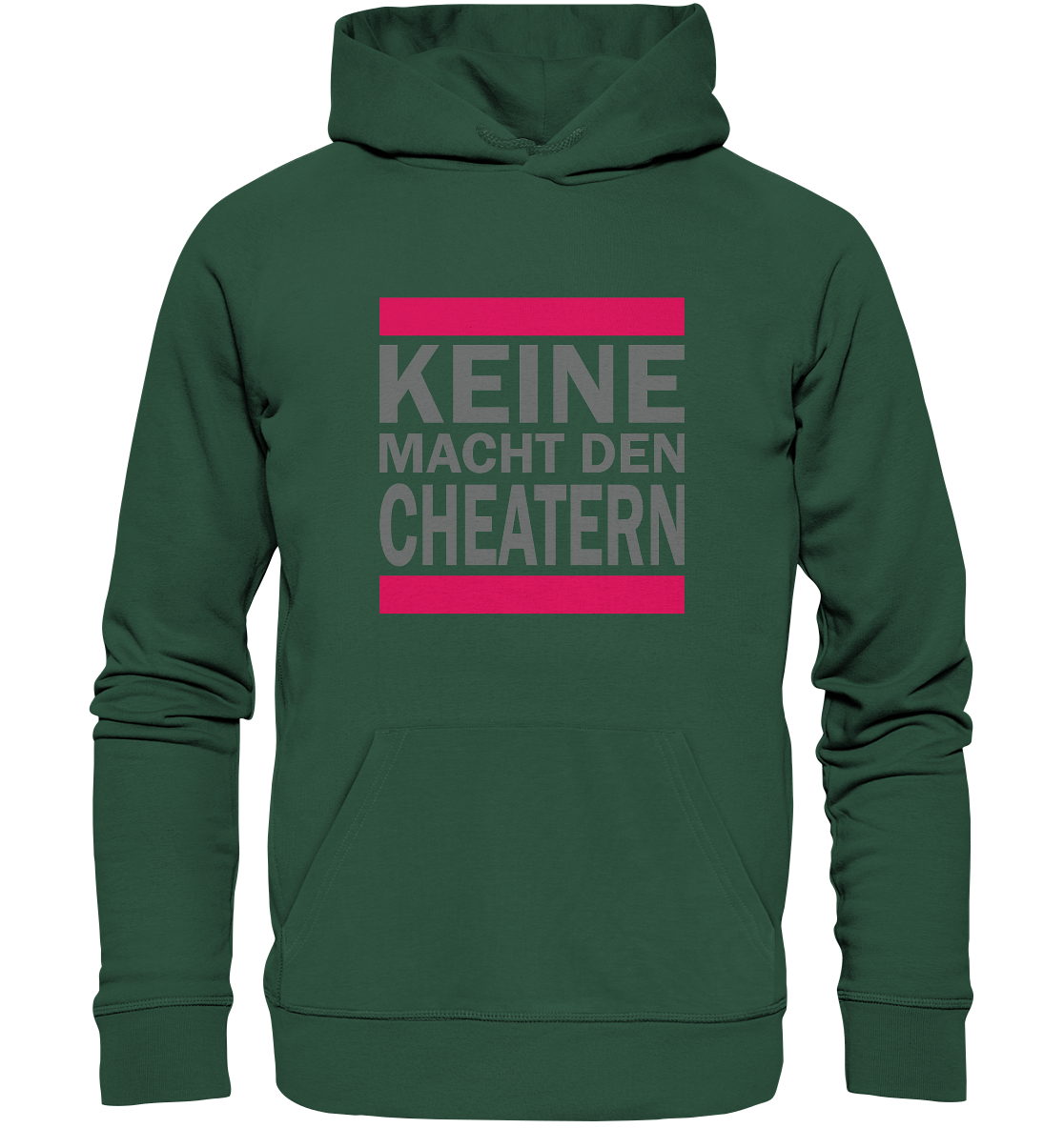 Trashball "Keine Macht den Cheatern" - Organic Hoodie