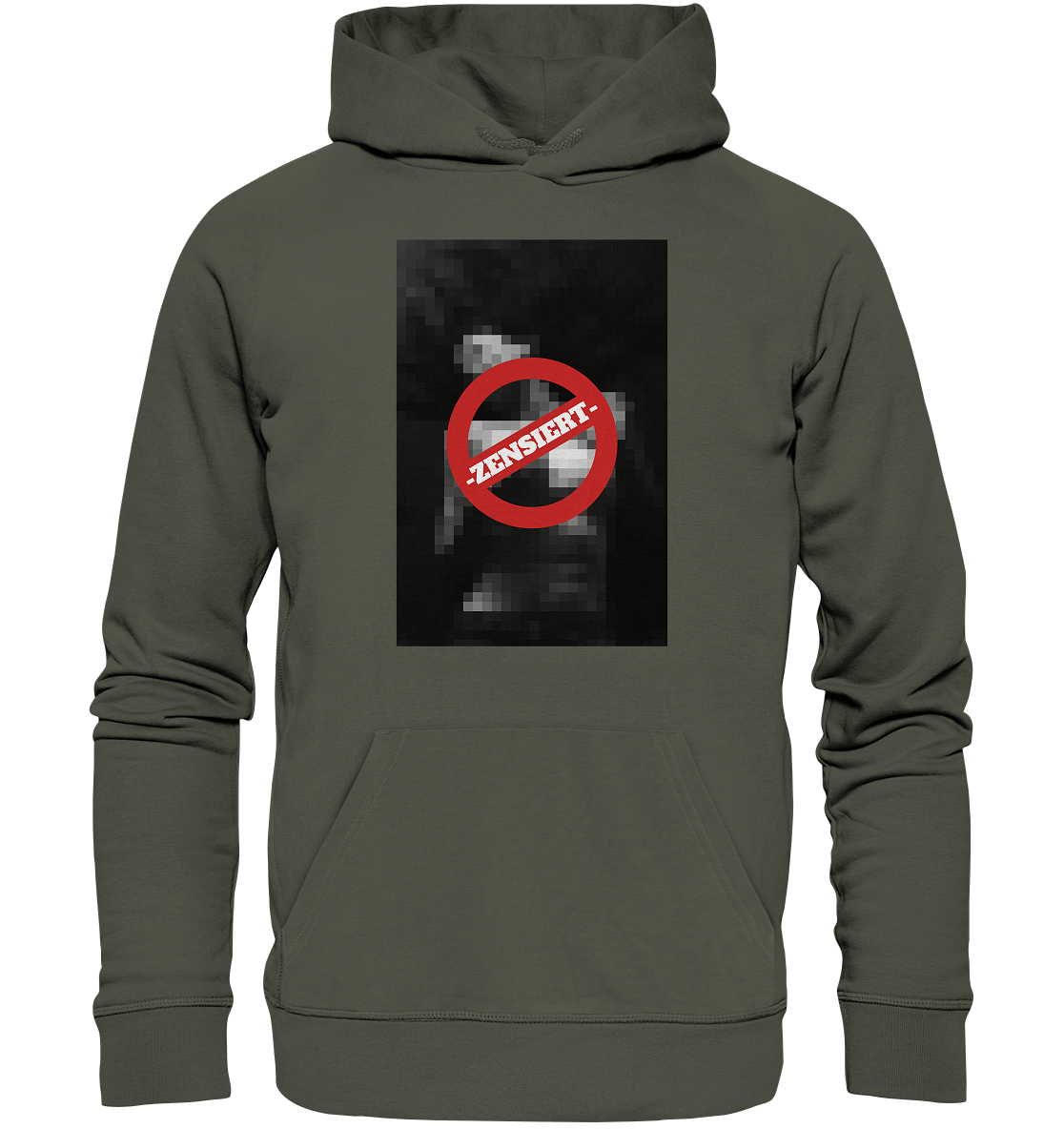 Trashball "Zensiert" - Organic Hoodie