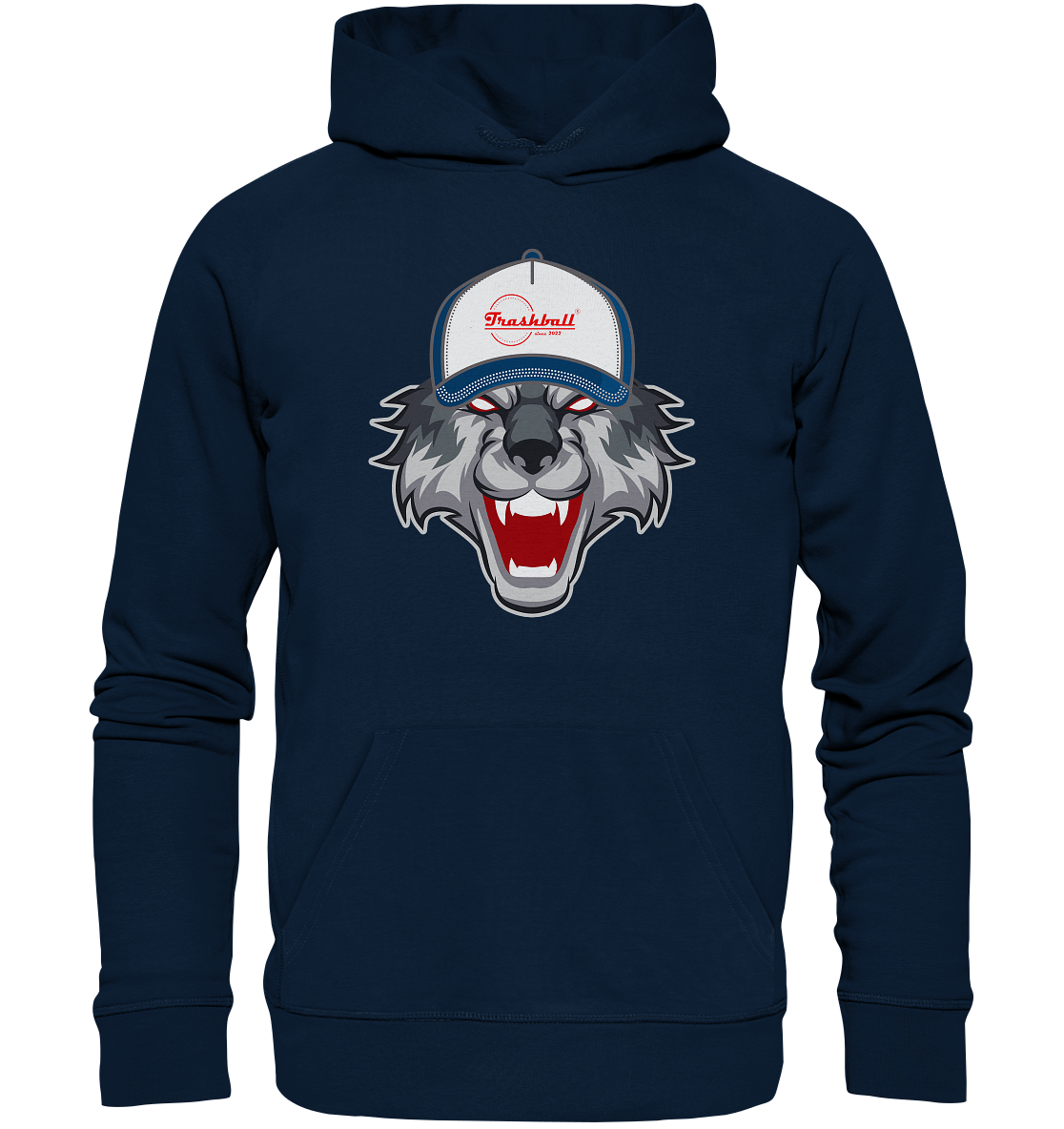 Trashball "Wolf Cap" - Organic Hoodie