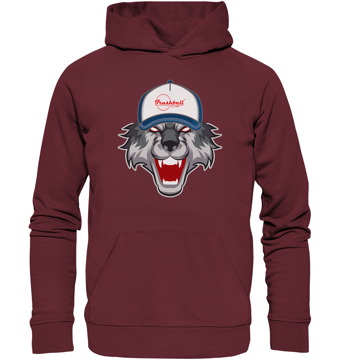 Trashball "Wolf Cap" - Organic Hoodie