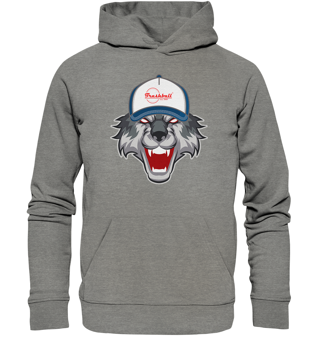 Trashball "Wolf Cap" - Organic Hoodie