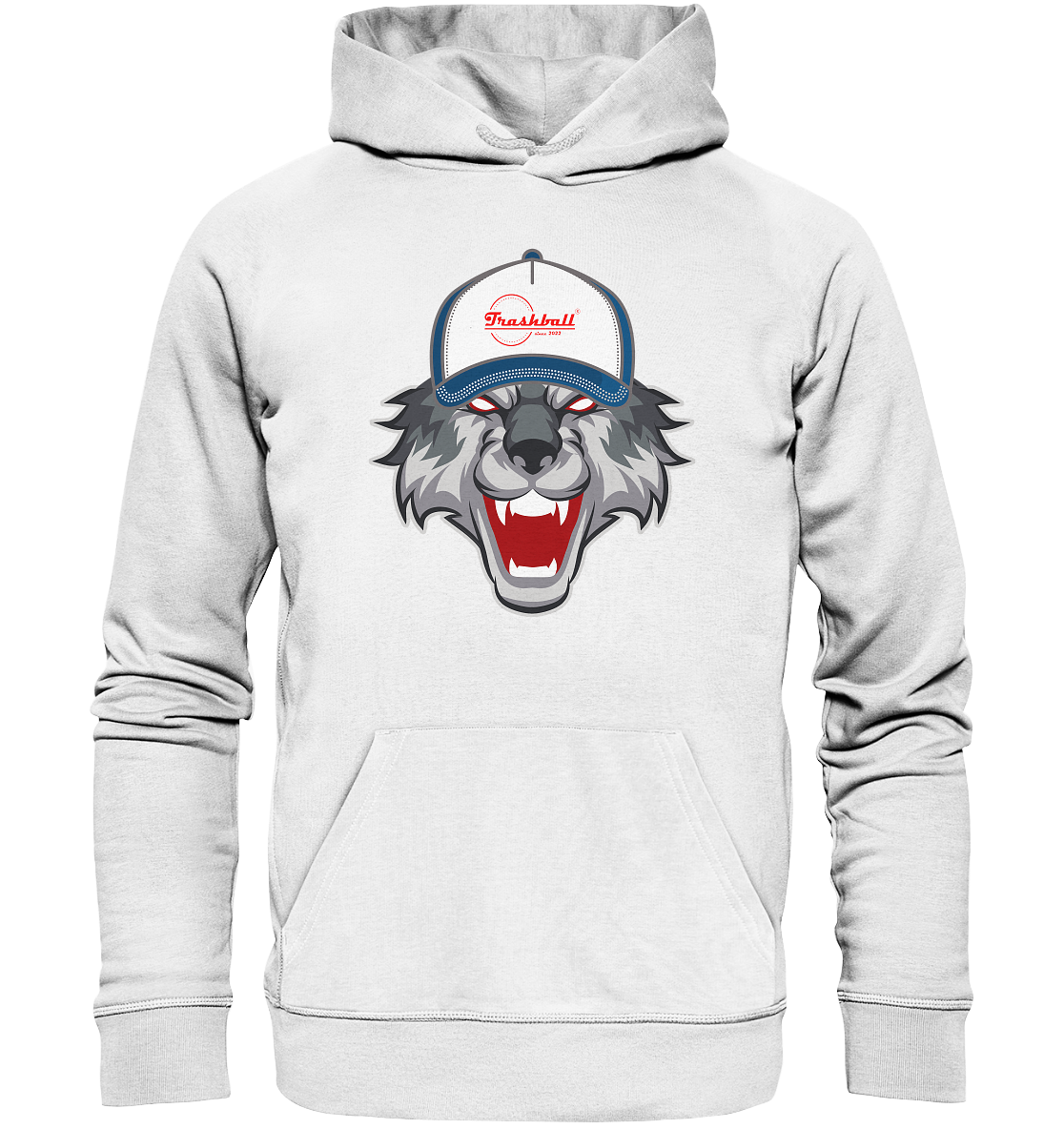 Trashball "Wolf Cap" - Organic Hoodie